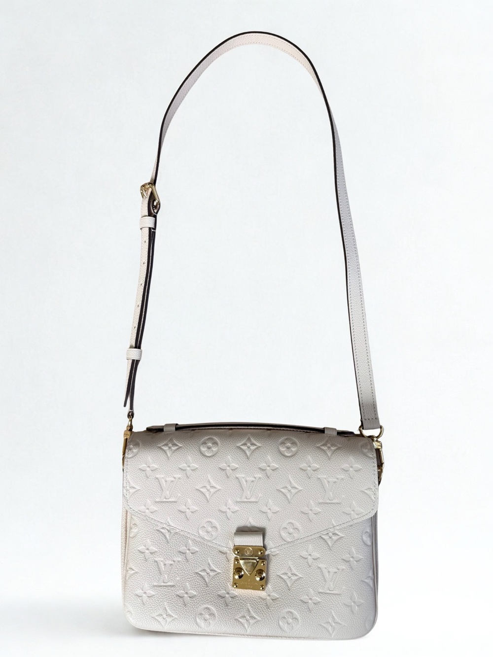 Louis Vuitton Monogram Empreinte Pochette Métis MM Crème - Like New! Full Set 🎁 - Picture 6 of 14